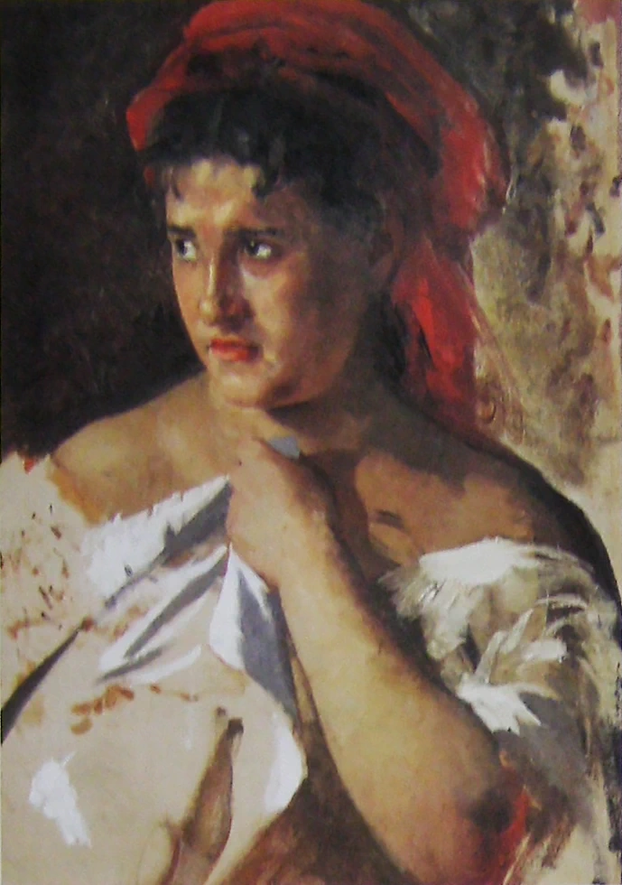 Henryk Siemiradzki - Studio per Cristo e la donna colta in adulterio
